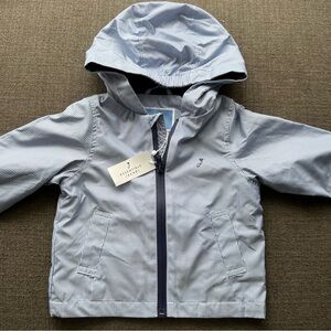 Jacadi Paris 12M Navy Pinstripe Wind Breaker